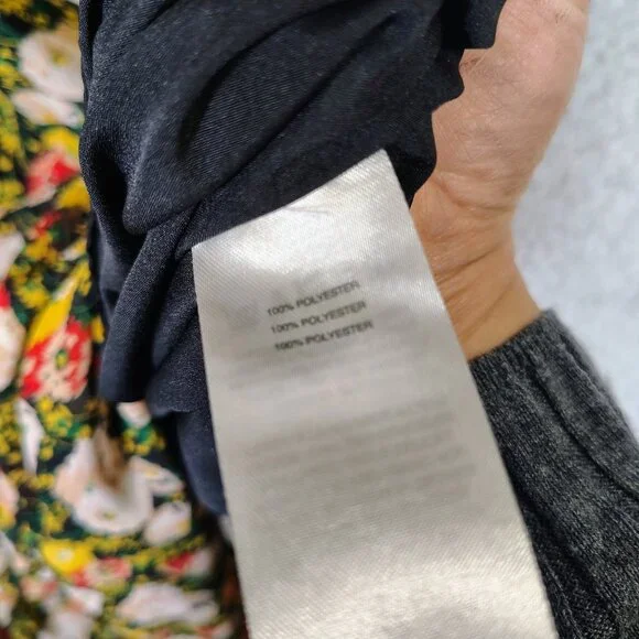 J.Crew Mercantile Maxi Dress Womens 8 Multicolor Sweet Pea Floral Tiered Cottage - Picture 9 of 13